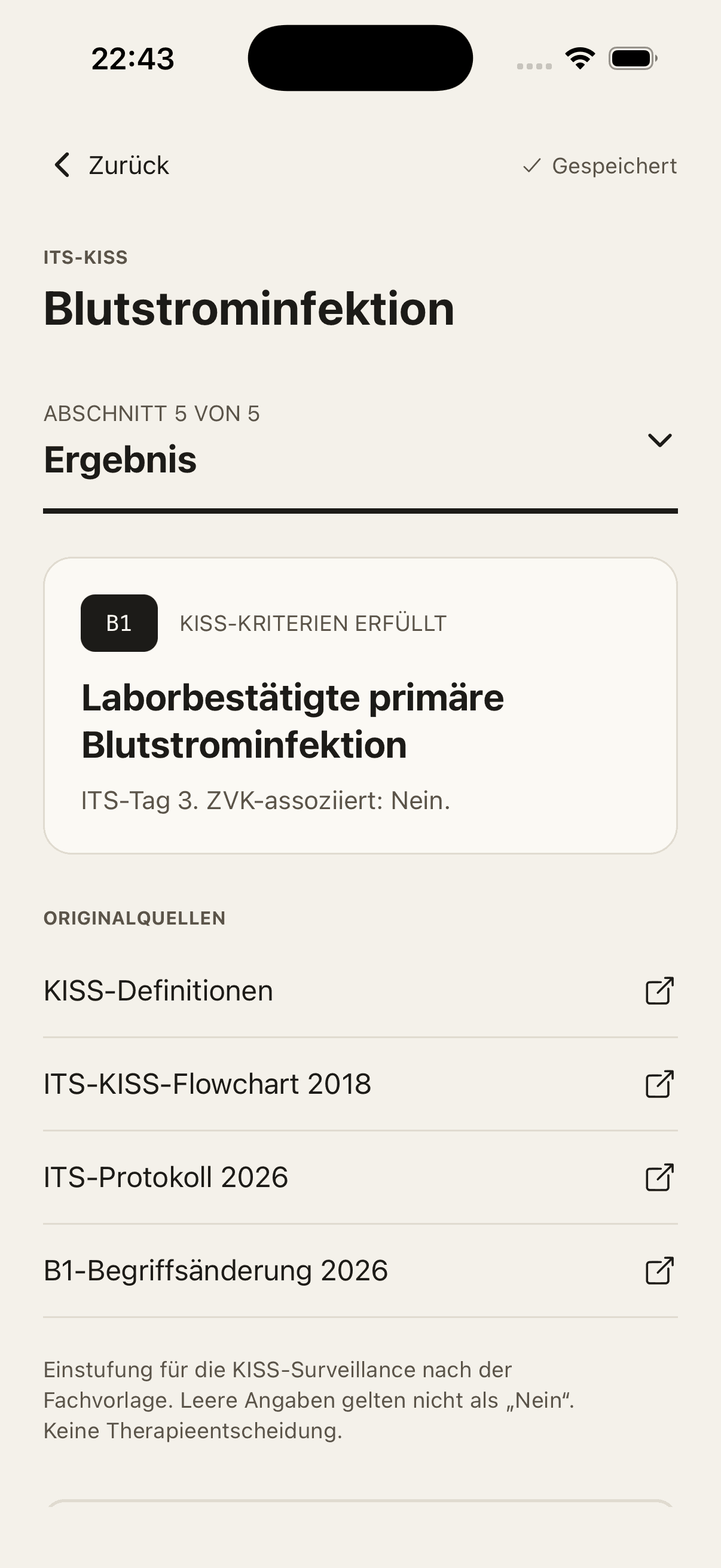 KISS-Checker: Einordnung und Originalquellen stehen zusammen.